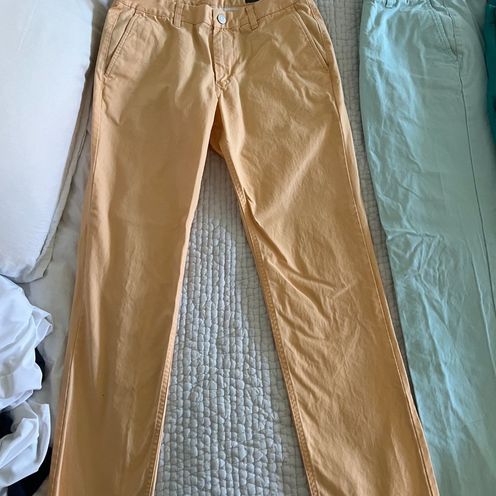 Bonobos | Washed Chinos - 30"x 30" in Slim Straight Fit, Color: "Orange Peach"